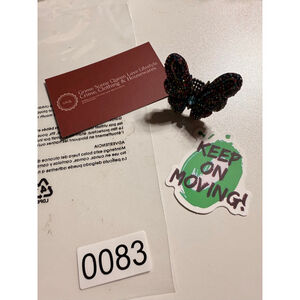 Butterfly Adjustable Ring Multi-color from vendor for Free People and Anthropo